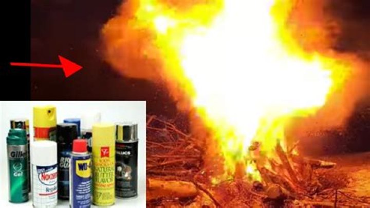 At what pressure will an aerosol can explode?