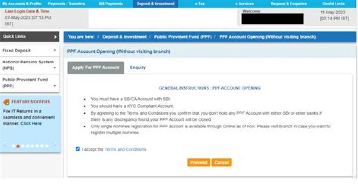 Can I open PPF account without nominee?