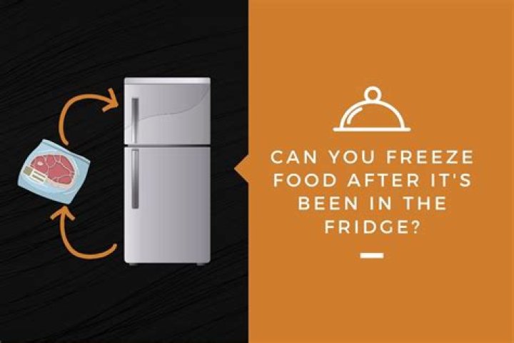 Can you freeze food that has been in the fridge?