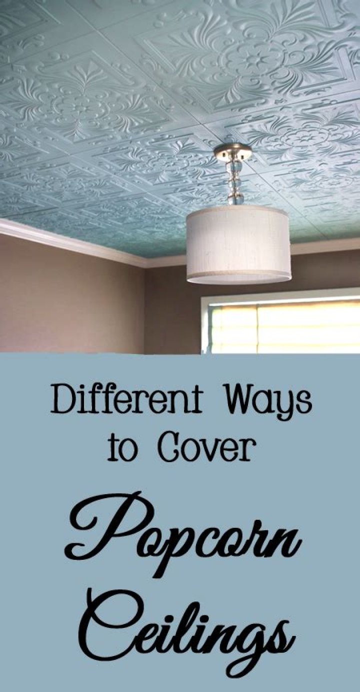 Can you plaster over popcorn ceiling?