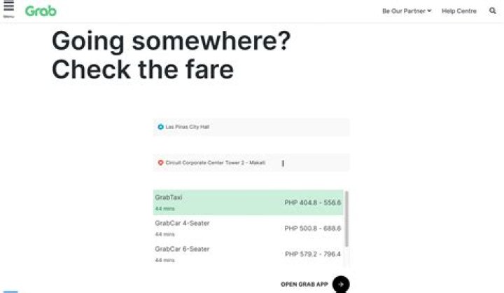 Does grab fare include toll Malaysia?