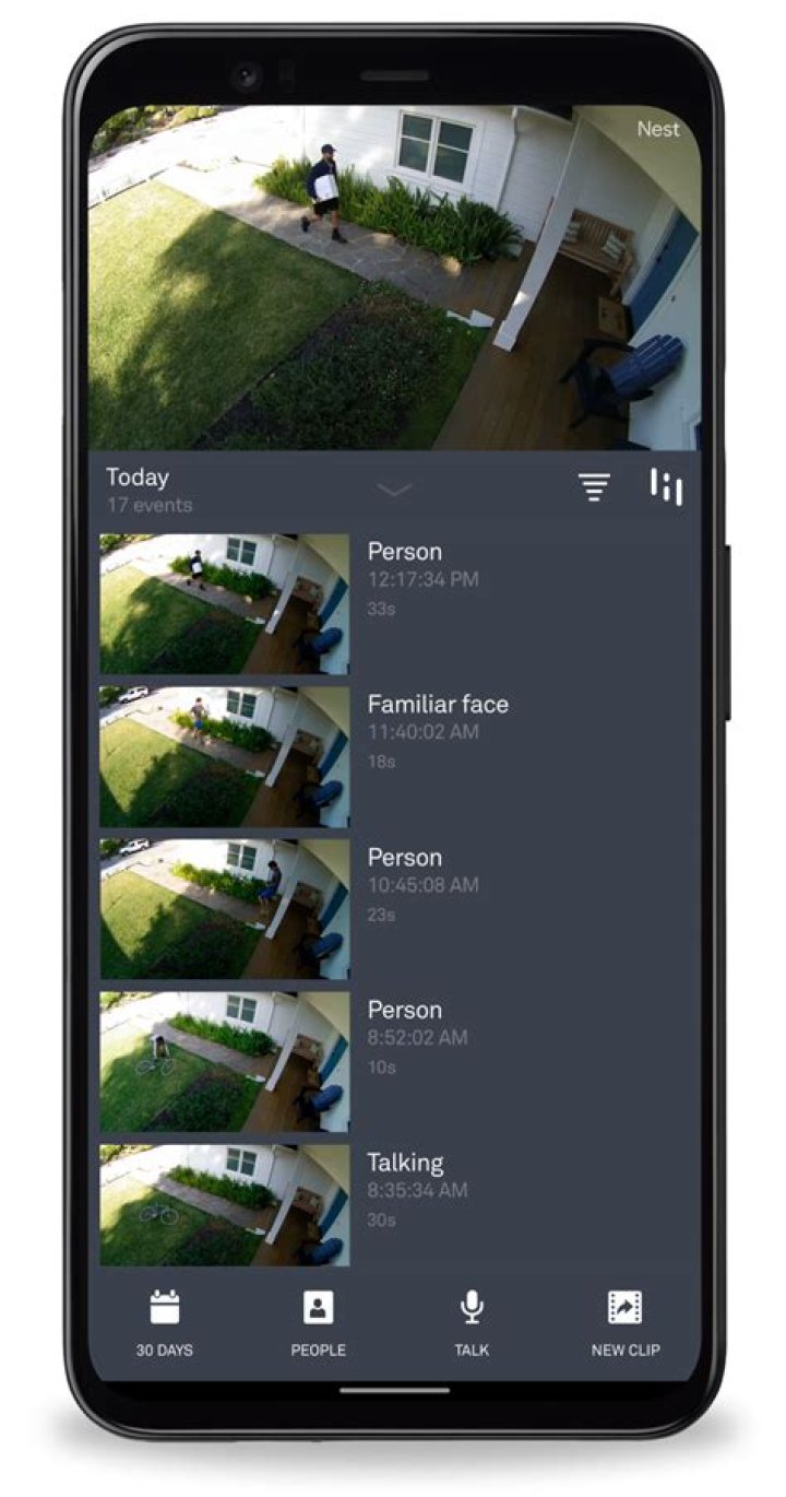 Does Nest Cam record video?