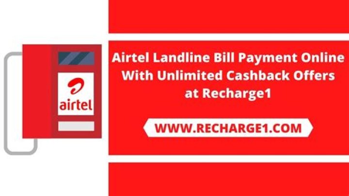 How can I download my Airtel Landline bill online?