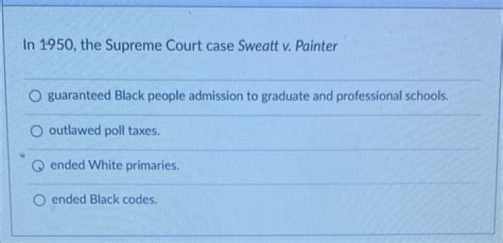 How did Sweatt v painter change college admissions?