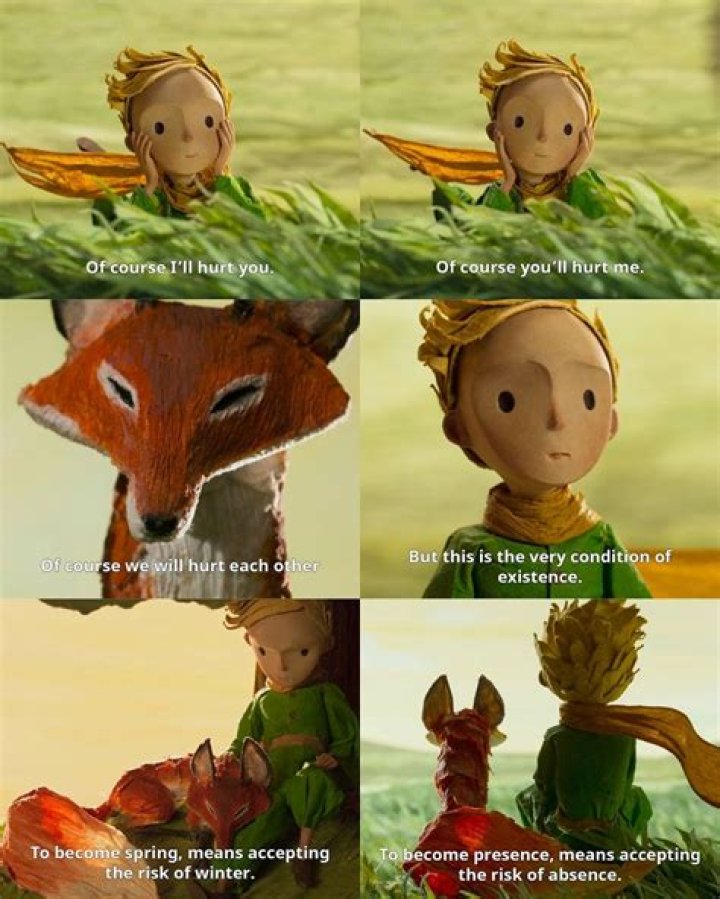 How did the little prince meet the fox?