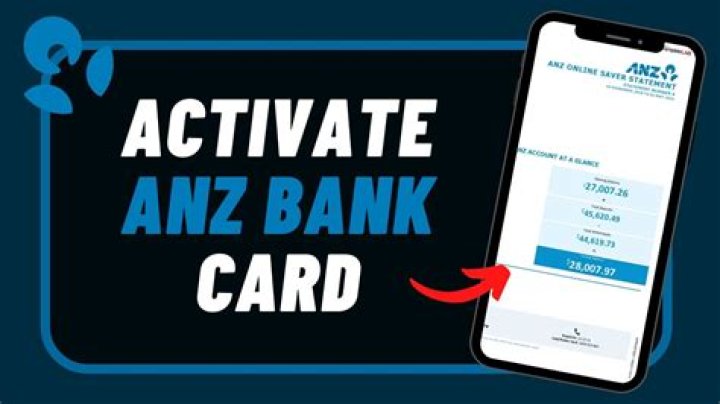 How do I activate my ANZ card online?