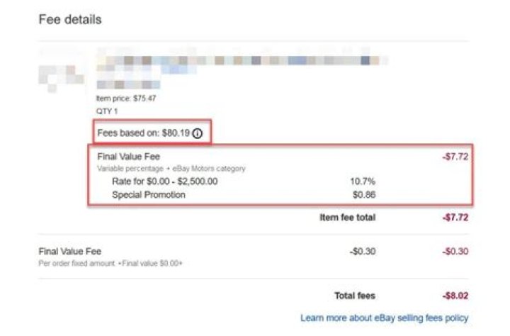 How do I avoid final value fee on shipping?