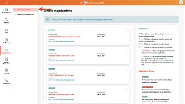 How do I check my application status at Mut?