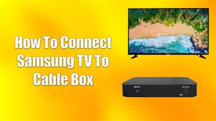 How do I connect my frontier cable box to my TV?