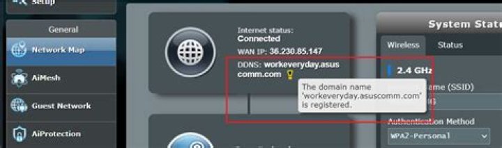 How do I enable DDNS on Asus router?