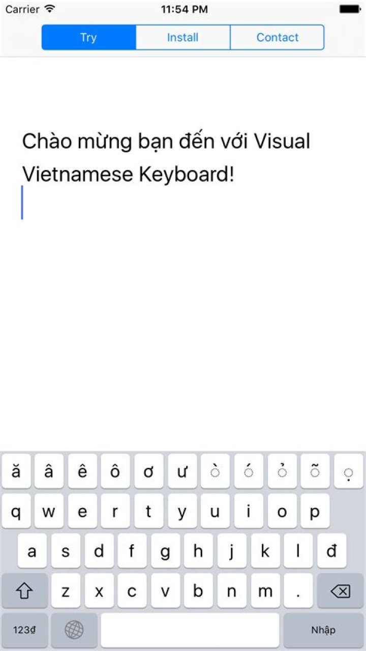 How do I get a Vietnamese keyboard on my iPhone?