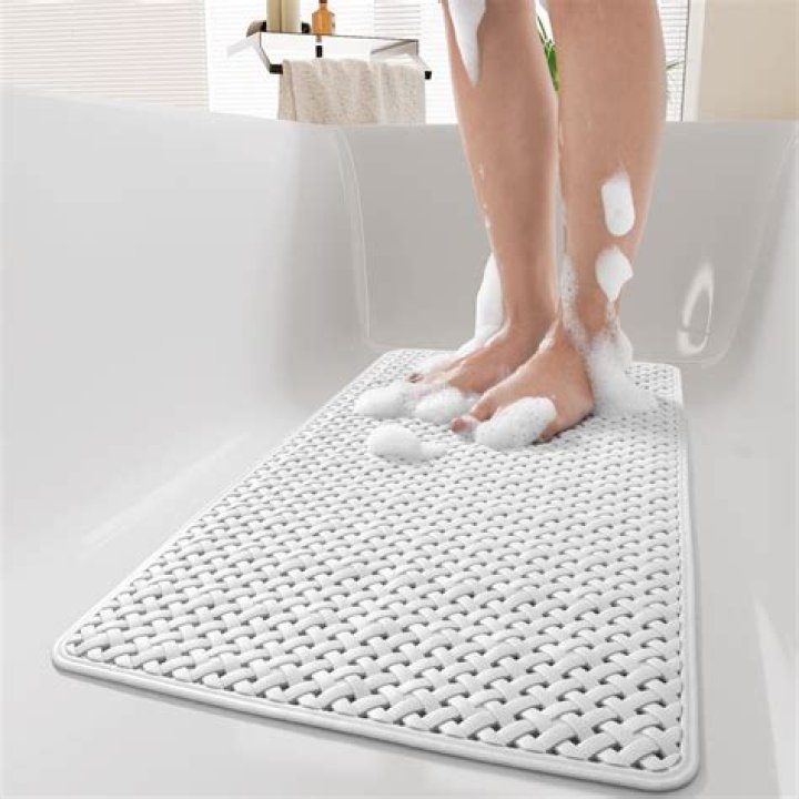 How do I get my bath mats white again?