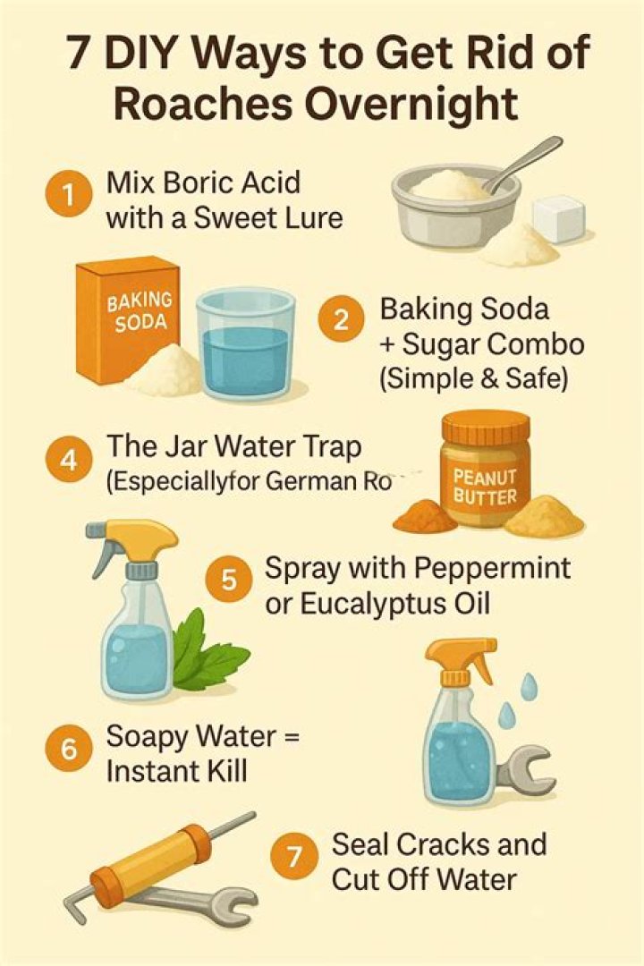 How do I get rid of roaches in my neighbors?