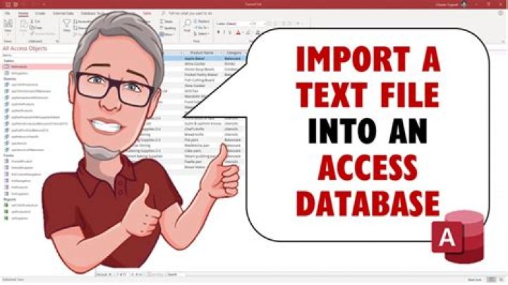 How do I import a text file into a table?