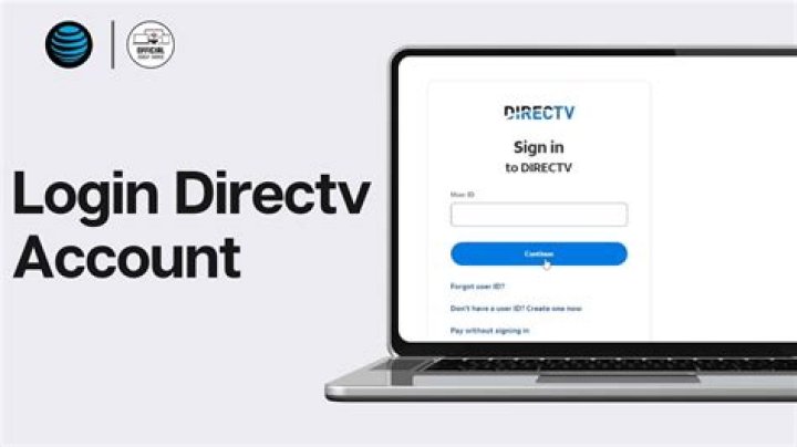 How do I log into my directv account?
