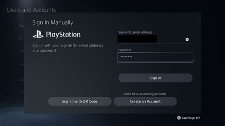 How do I log into my PlayStation account?