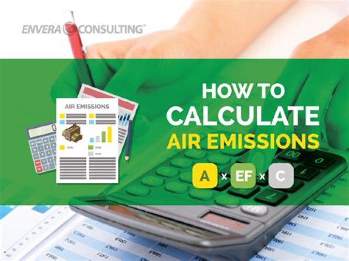 How do you calculate air emissions?