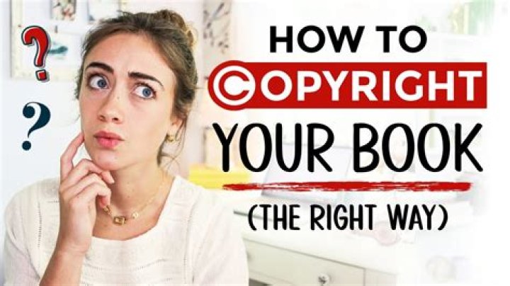 How do you copyright a book in USA?