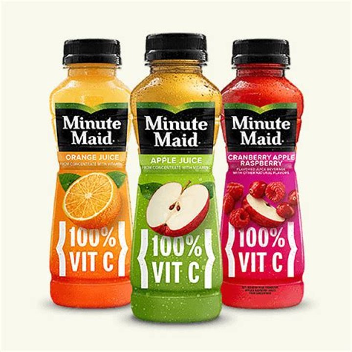 How do you drink Minute Maid brain?