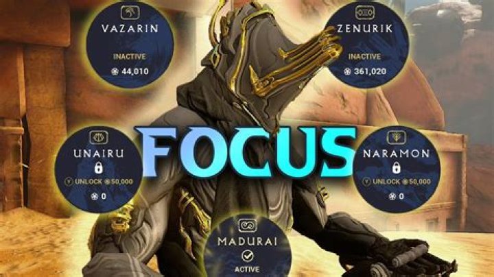 How do you get focus in Warframe?