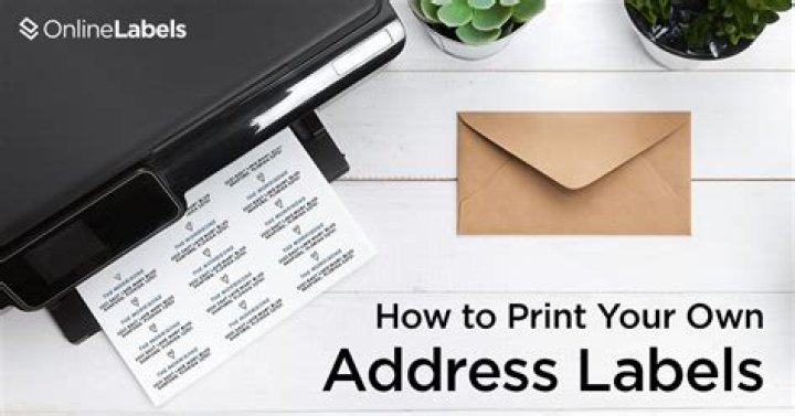 How do you print business labels at home?