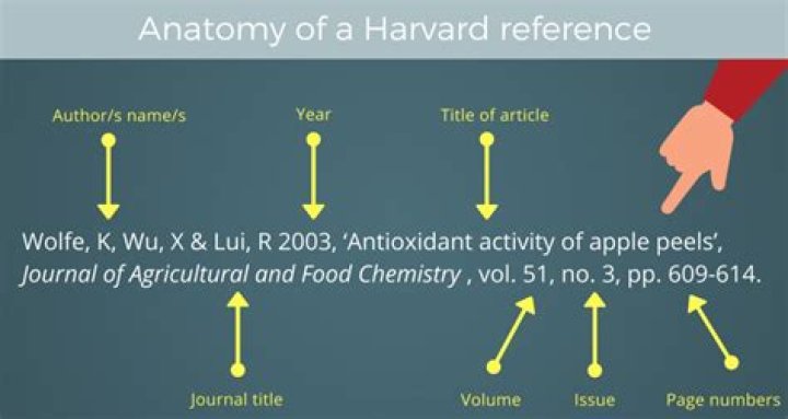 How do you reference academically?
