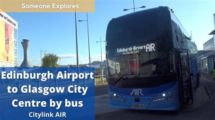 How far apart are Glasgow and Edinburgh?