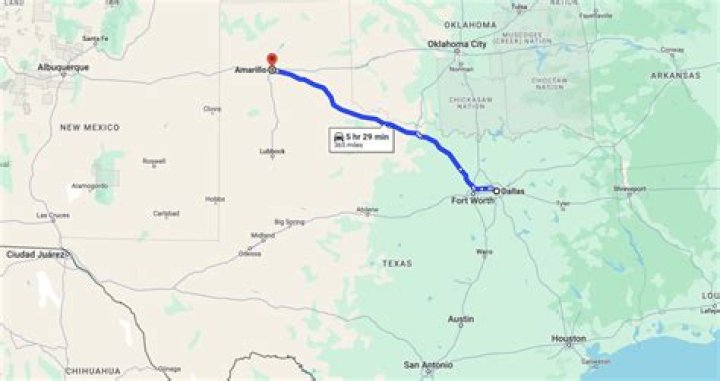 How far is Alvarado Texas from Fort Worth Texas?