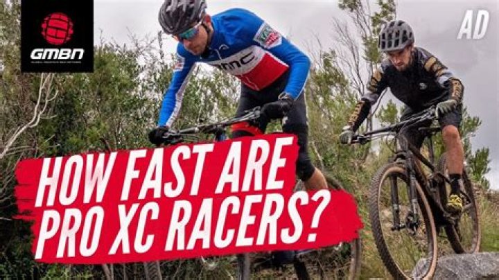How fast are pro XC racers?