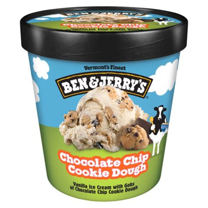 How many calories in a pint of Ben and Jerry's vanilla ice cream?