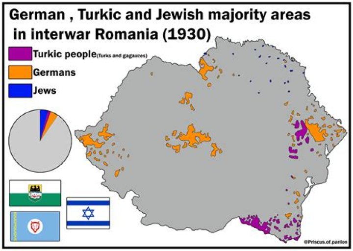 How many Germans are in Romania?