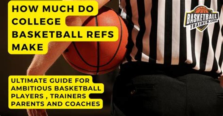 How much do rec basketball refs make?
