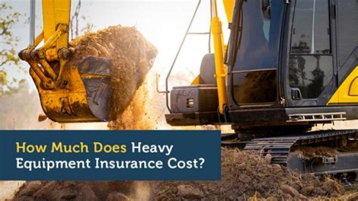 How much does heavy machinery cost?