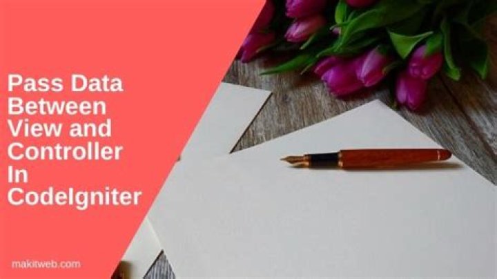 How pass data from controller view in CodeIgniter?