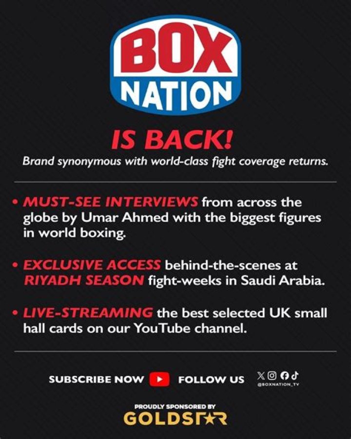 Is BoxNation free on Sky?