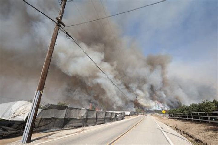 Is the fire in Ventura contained?