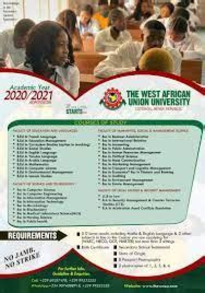 Is west African Union University accredited in Nigeria?