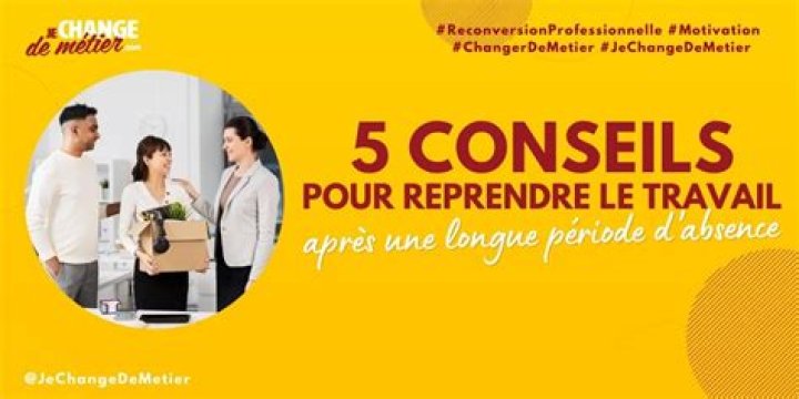Puis-je reprendre le travail avant la visite de reprise ?