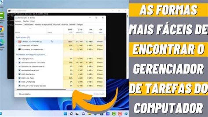 Qual a tecla de atalho para abrir o Gerenciador de tarefas?