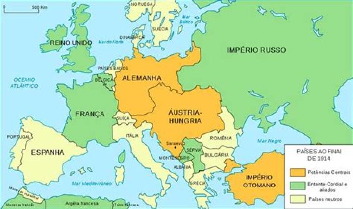 Quando e onde ocorreu a Primeira Guerra Mundial?