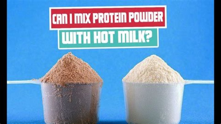 Should I mix protein powder with milk?