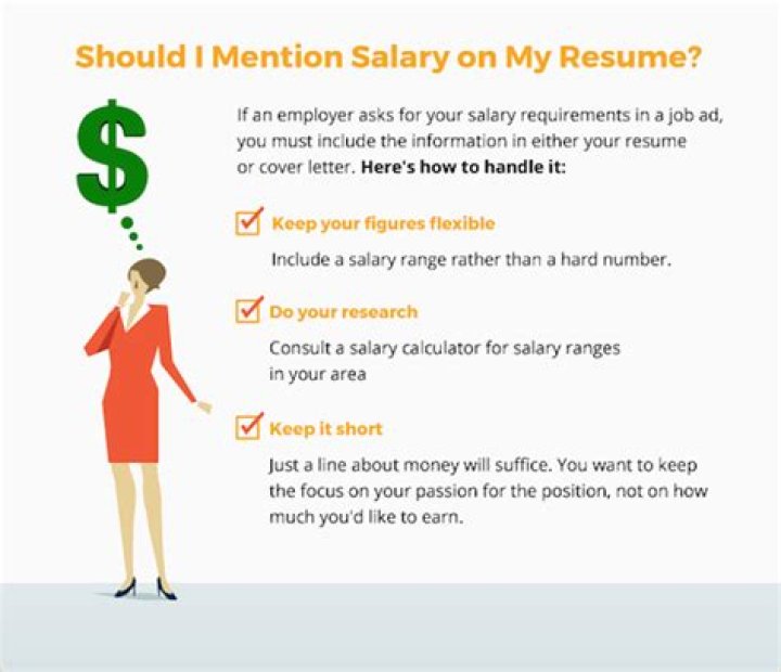 Should you put desired salary on resume?