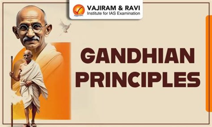 What are Gandhian principles?