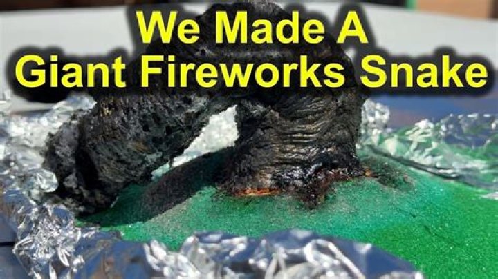 What are snake fireworks?