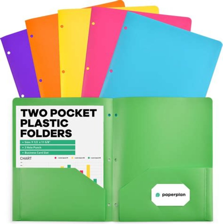 What are the folders with prongs called?
