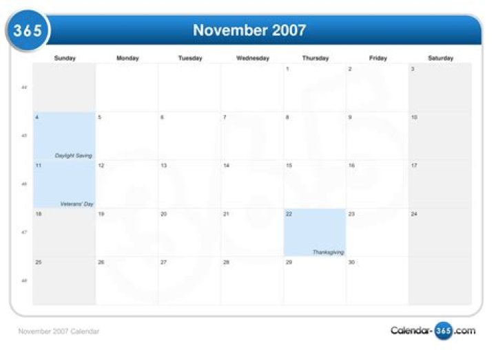 What day was November 2008?