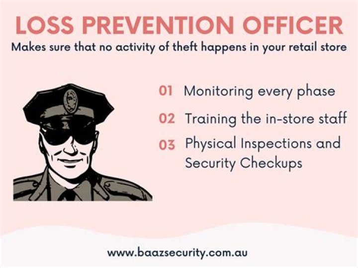 What does a loss prevention officer do?
