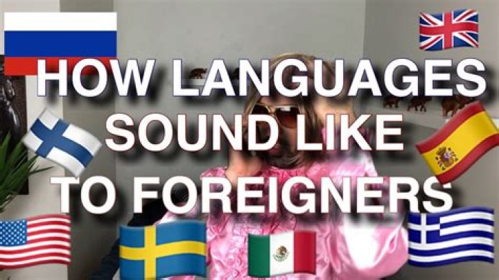 What does Chinese sound like to foreigners?
