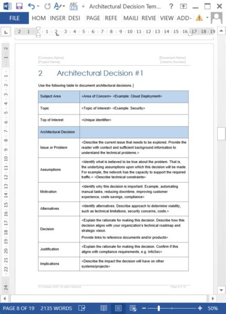 What is Architecture Decision Record?