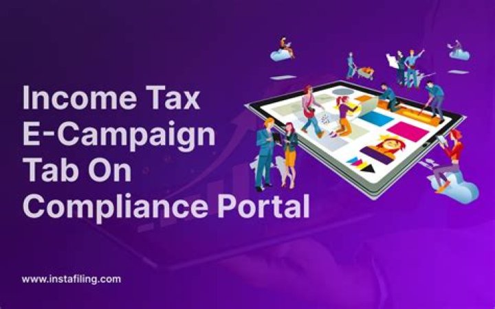 What is compliance portal in income tax?